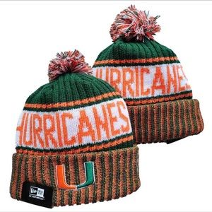 New Era NCAA knit Pom beanie Miami